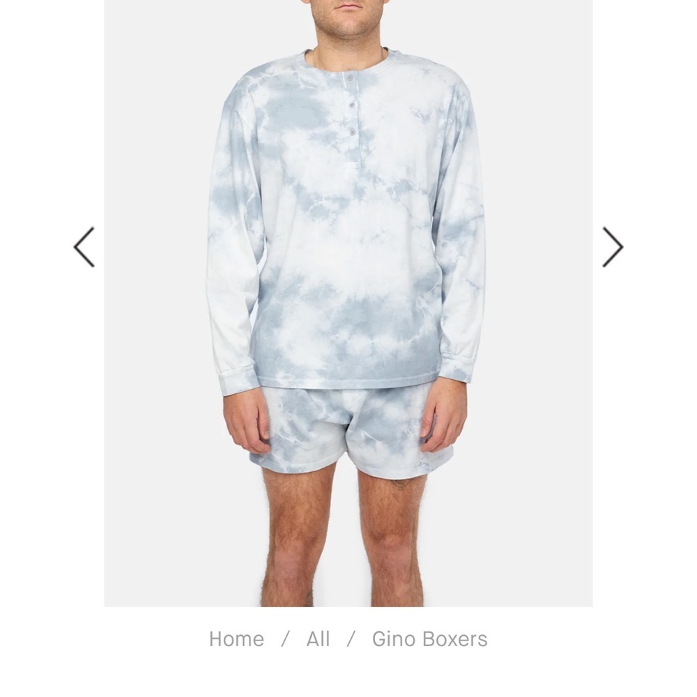LACAUSA x Anthropologie Gino Boxers in Cloud Wash - Picture 4 of 6